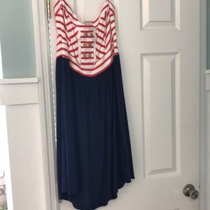 Target brand strapless dress